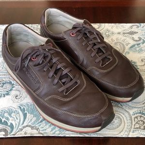 Brown Leather Shoes || Rockport
